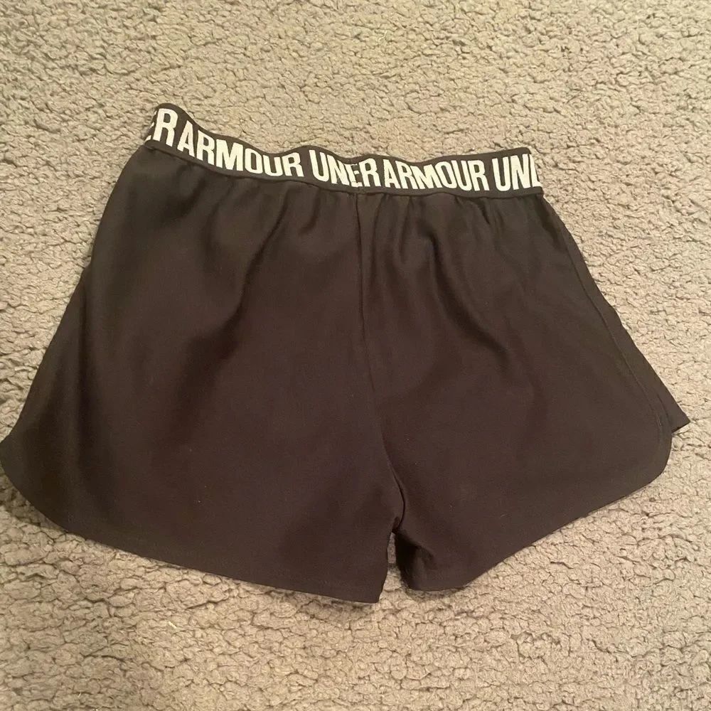Under Armour Black Short W/Pockets Small Running - Picture 2 of 8